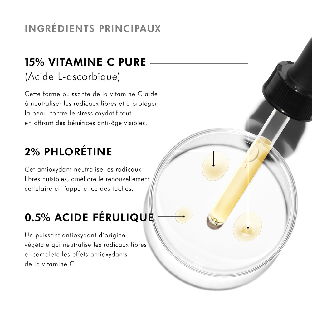 SkinCeuticals Phloretin CF Sérum visage anti age antioxydant anti-rides à la vitamine C
