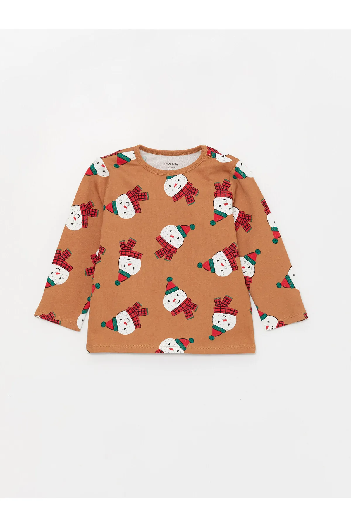 LC Waikiki  Bedrucktes Pyjama-Set für Babys mit Rundhalsausschnitt