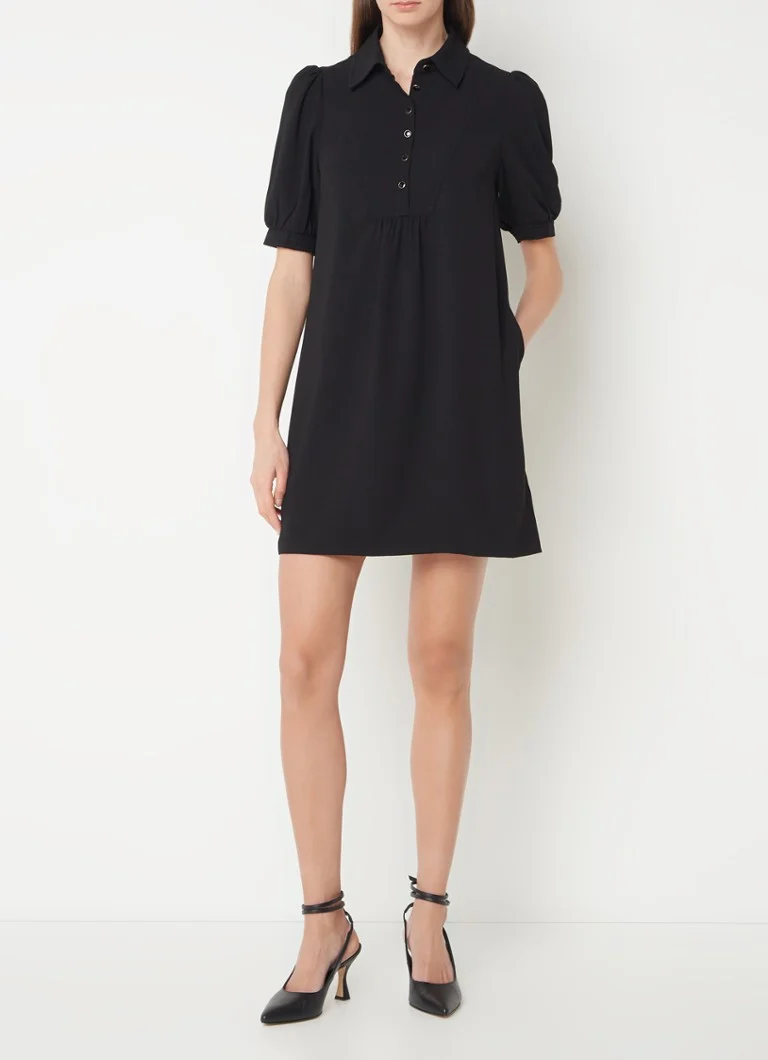 Mini bluza-haljina Phase Eight Claudia s bočnim džepovima i puf rukavima