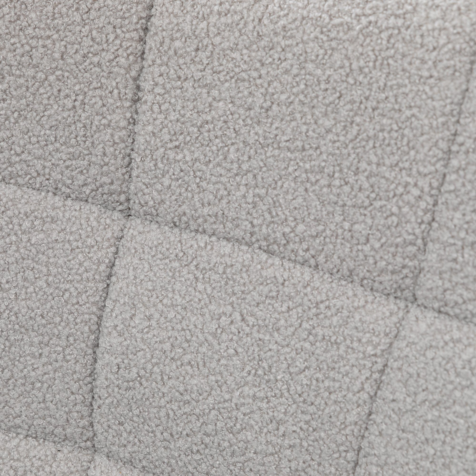 HOMCOM Schaukelstuhl Massivholz, Schwingsessel, 71 cm x 92 cm x 101 cm, Grau (Set, 1 St), Schaukelsessel, bis 120 kg, Berbervlies, Hellgrau