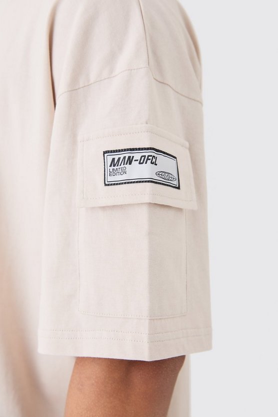 Oversized Cargo T-shirt And Short Set