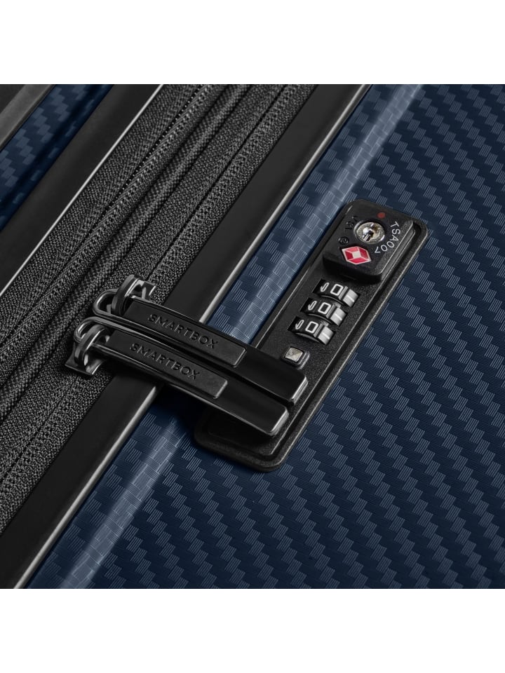Smartbox Edition 01 4 Rollen Kofferset 3-teilig mit Dehnfalte in navy günstig kaufen onesize