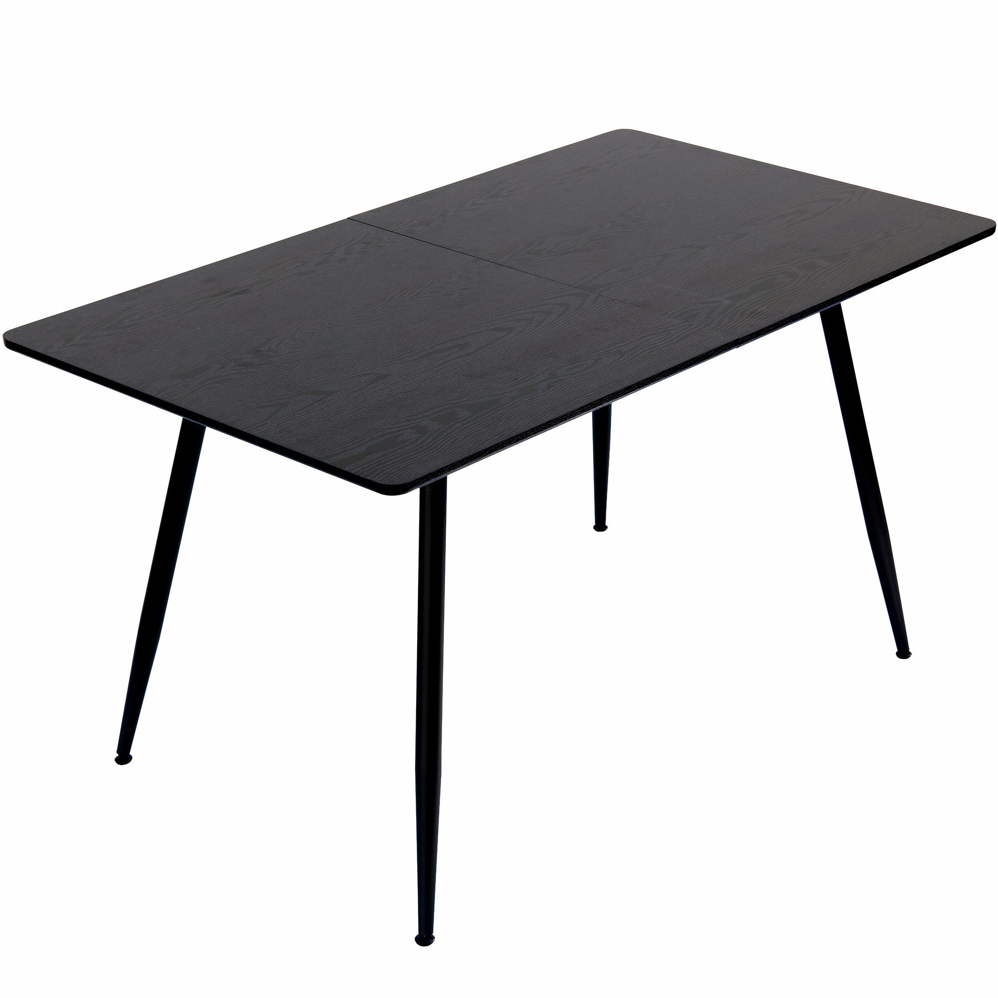 TRISENS Esstisch Mateo, Esstisch ausziehbar 140-180x80cm 6-10 Personen Küchentisch Holz Optik