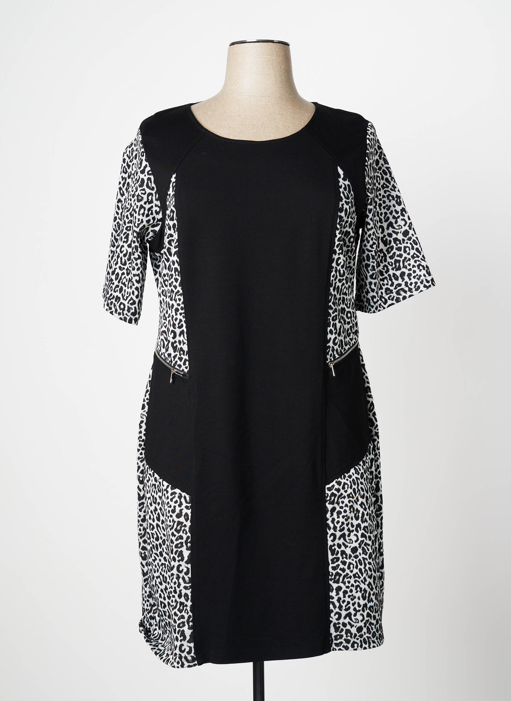 Halogene Robes Mi Longues Femme couleur noir