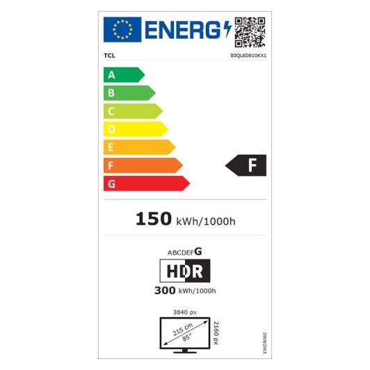TCL 85QLED810K - Téléviseur QLED 85