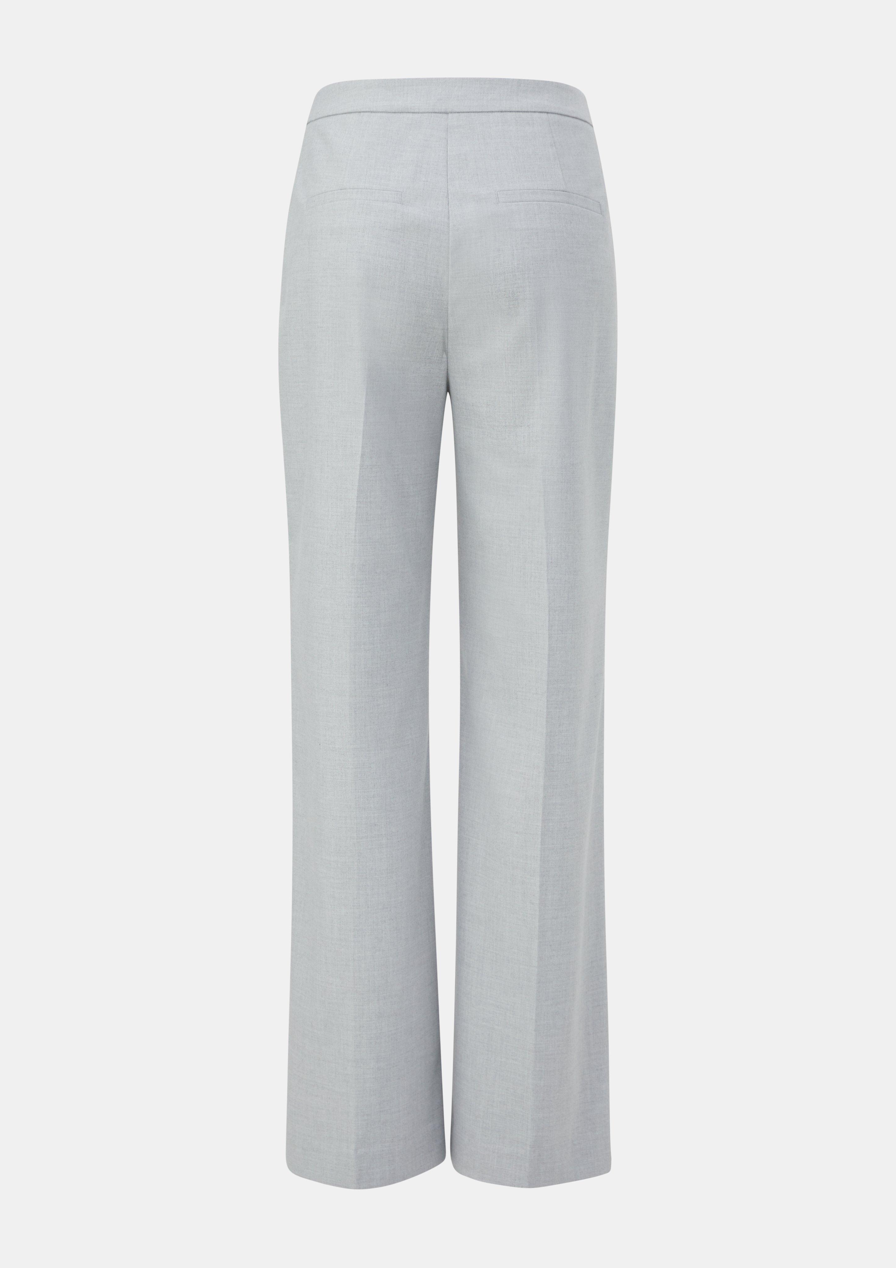 Hose aus Flanell  - hellgrau