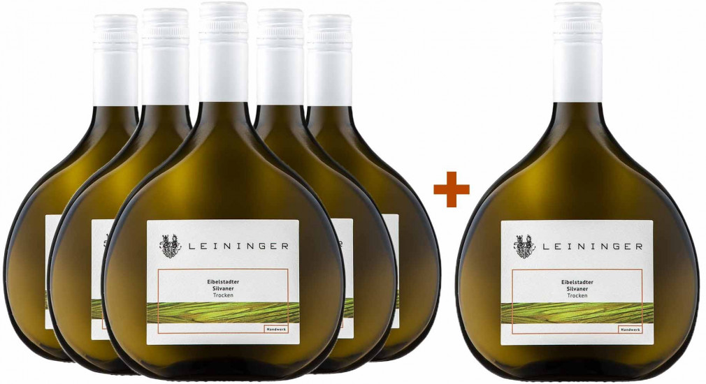 5+1 Eibelstadter Silvaner Paket trocken - Weingut Leininger