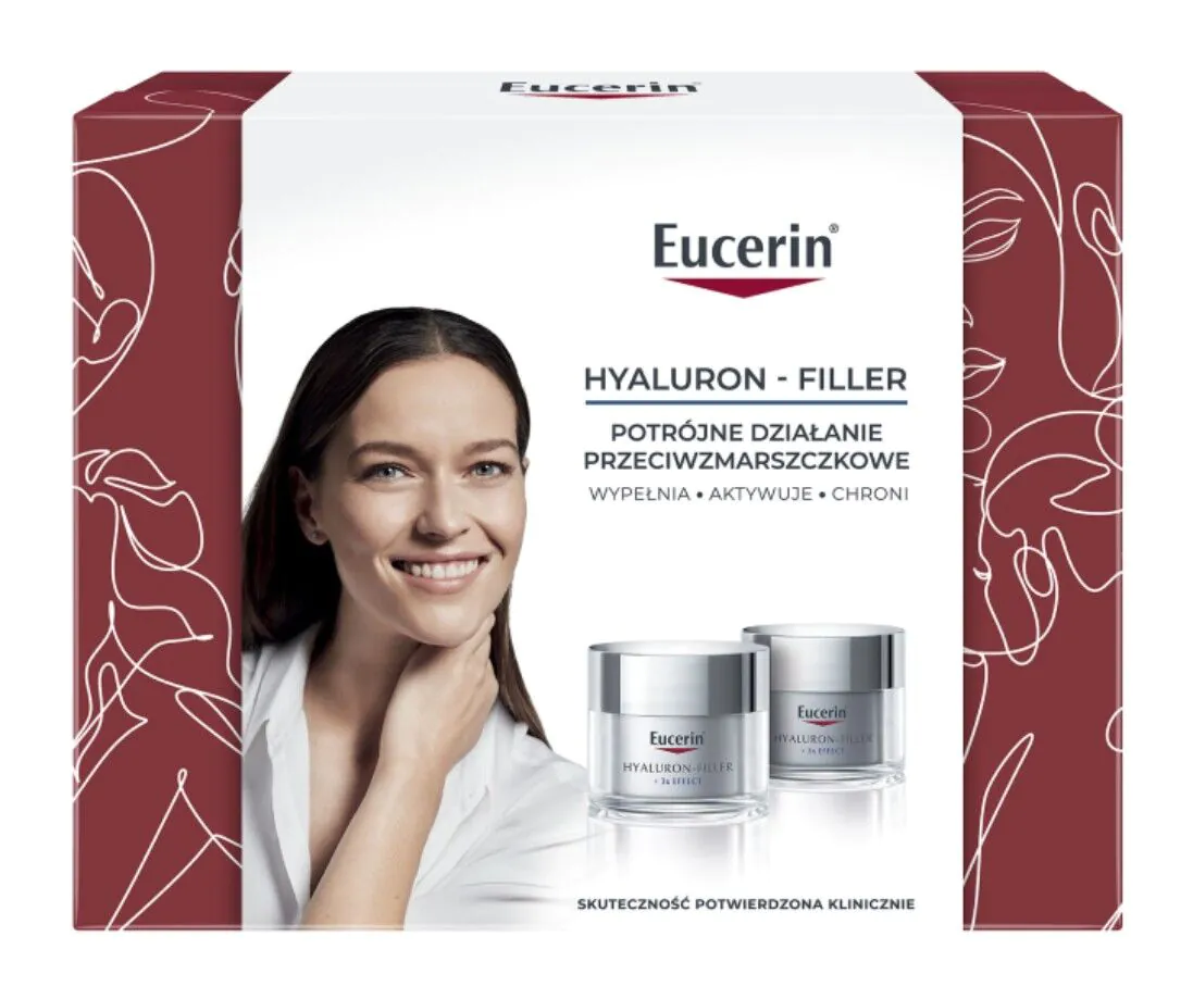 „Eucerin Hyaluron Filler“ drėkinamosios veido kosmetikos rinkinys