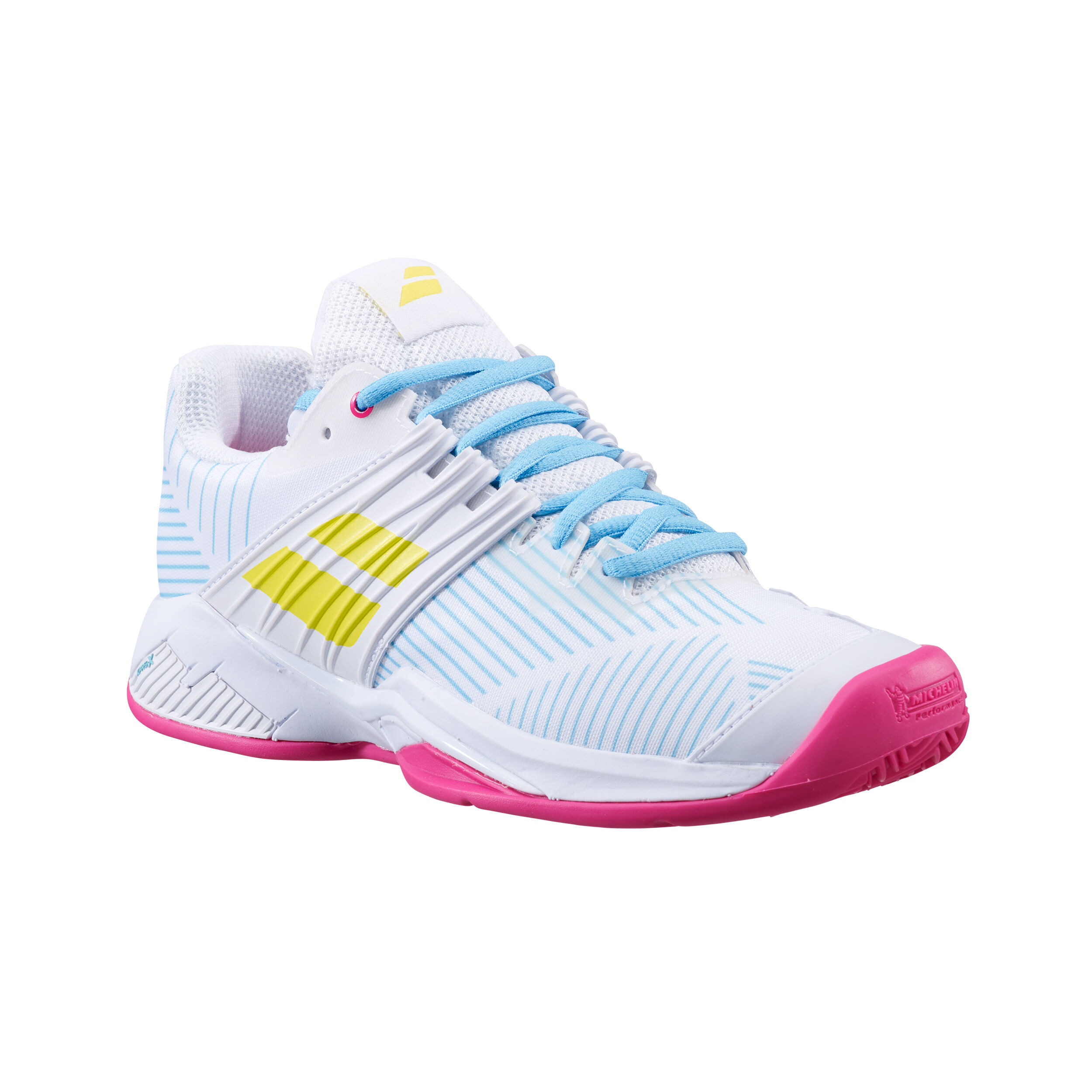 Propulse Fury Sandplatzschuh Damen - Weiß, Mehrfarbig