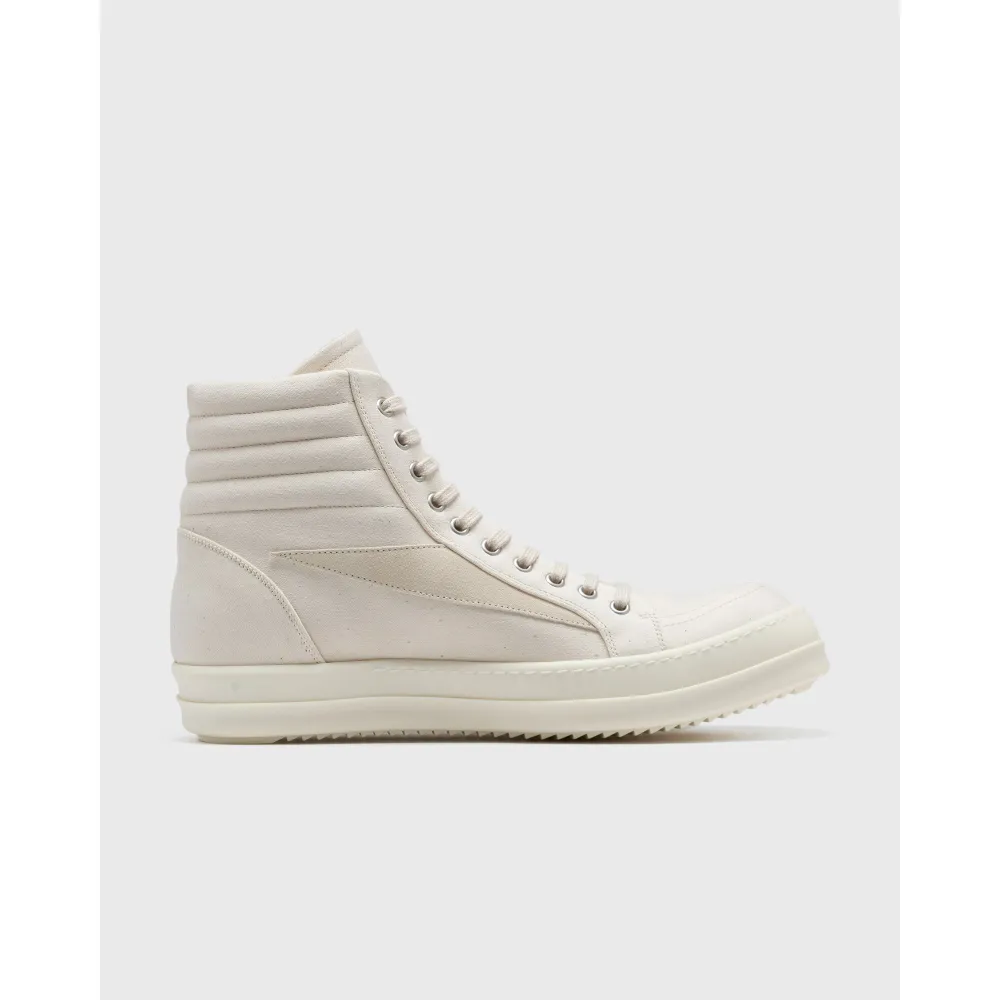 Rick Owens DRKSHDW LIDO HIGH VINTAGE SNEAKS DU01D1810-NATURAL-MILK-MILK / weiss