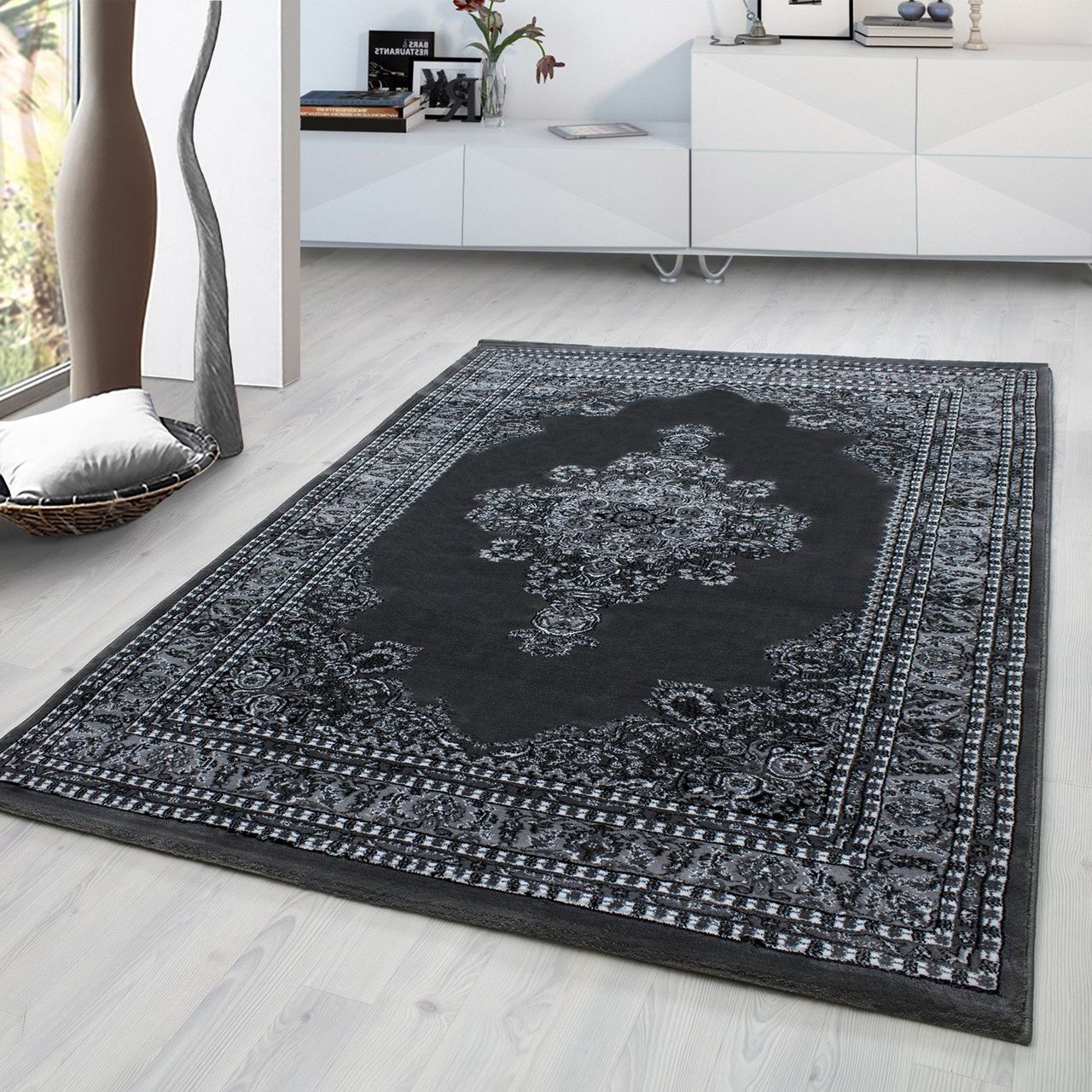 Ayyildiz Teppich, MARRAKESH 0297, GREY, 160 x 230 cm