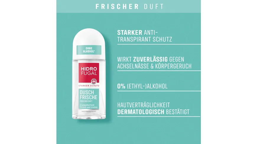 HIDROFUGAL Dusch Frische Frischer Duft Roll-on 50ml 50 ml