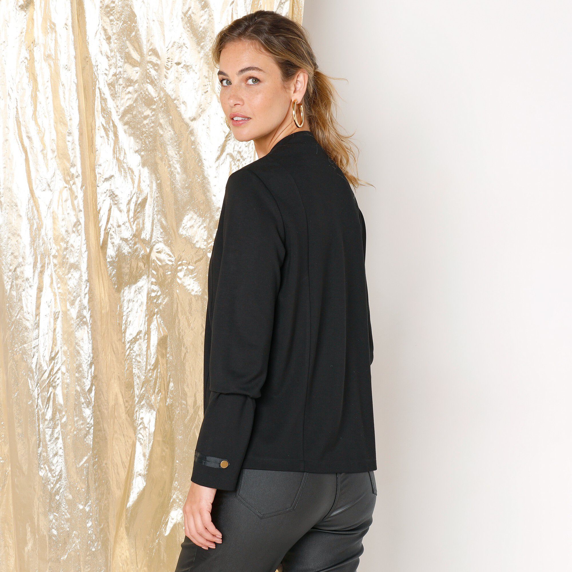 Veste “officier” maille fluide