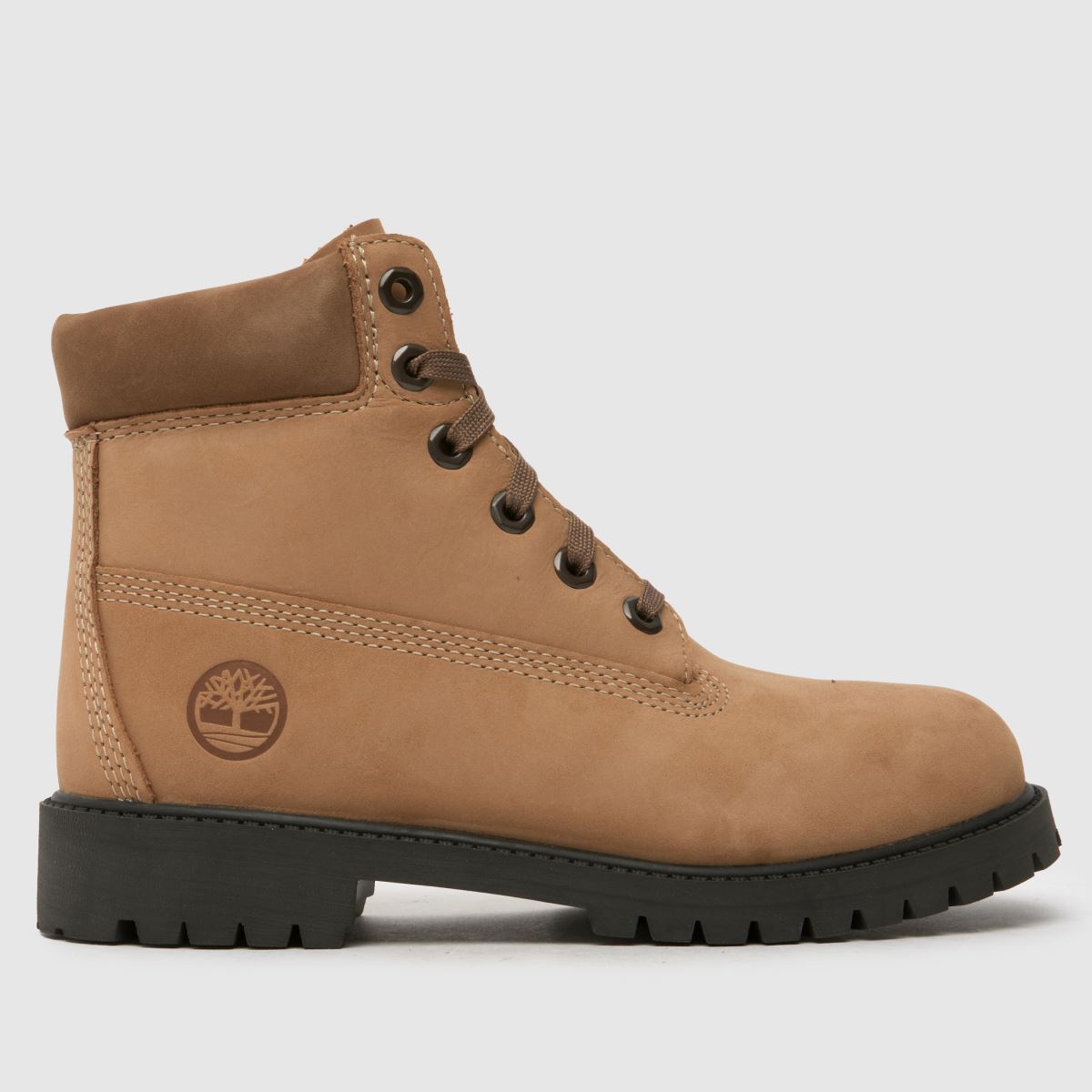 Timberland bež premium 6-palčni otroški škornji