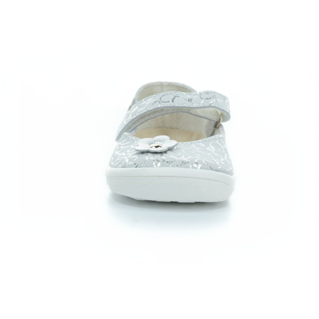 Beda Silberglanz Ballerinas (BF 0001 / BA / Leder)