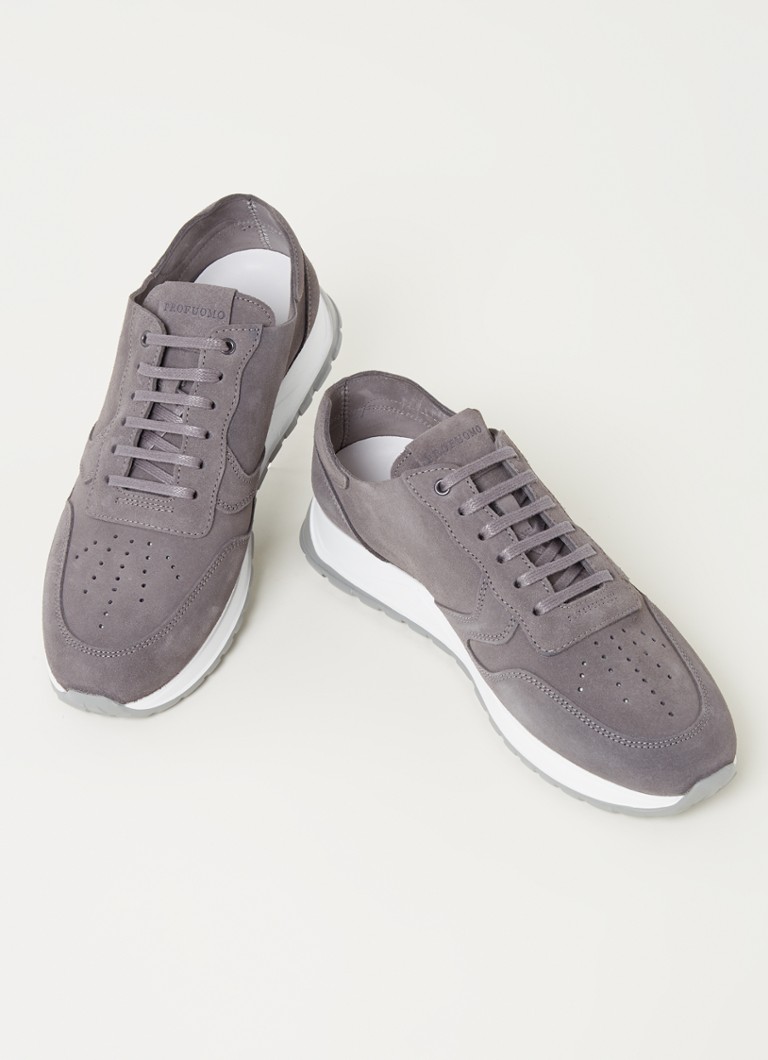 Buty sportowe Profumo Runner ze skóry zamszowej