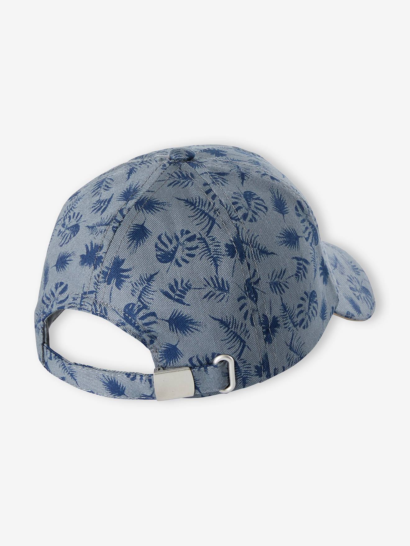 Casquette imprimée garçon bleu imprimé