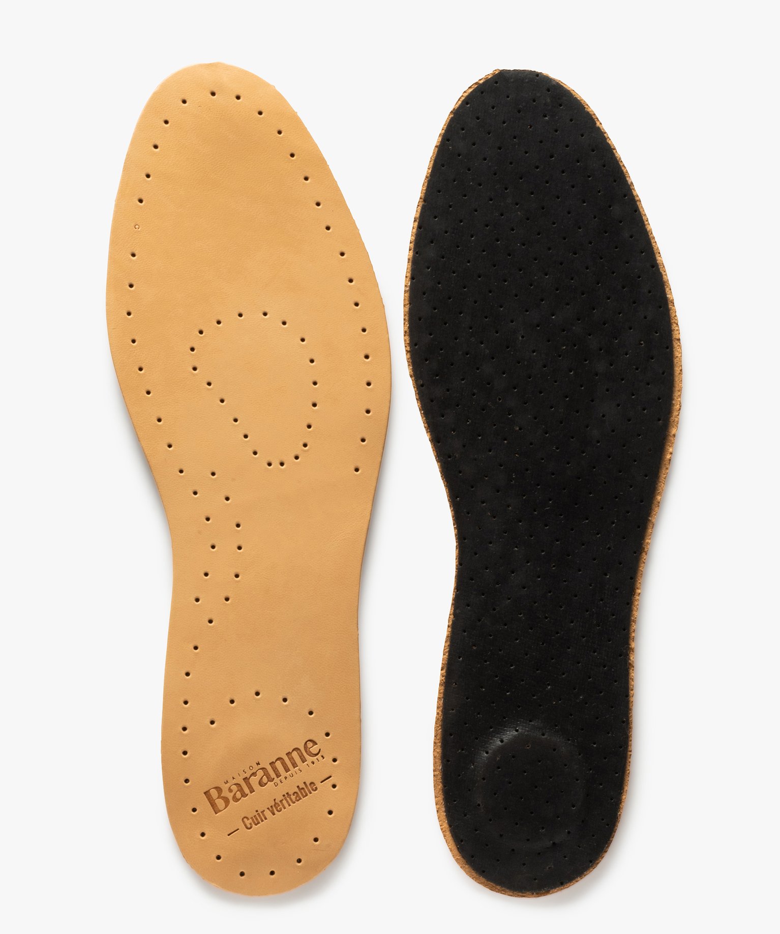 Semelles en cuir amortissantes – Baranne marron | GEMO