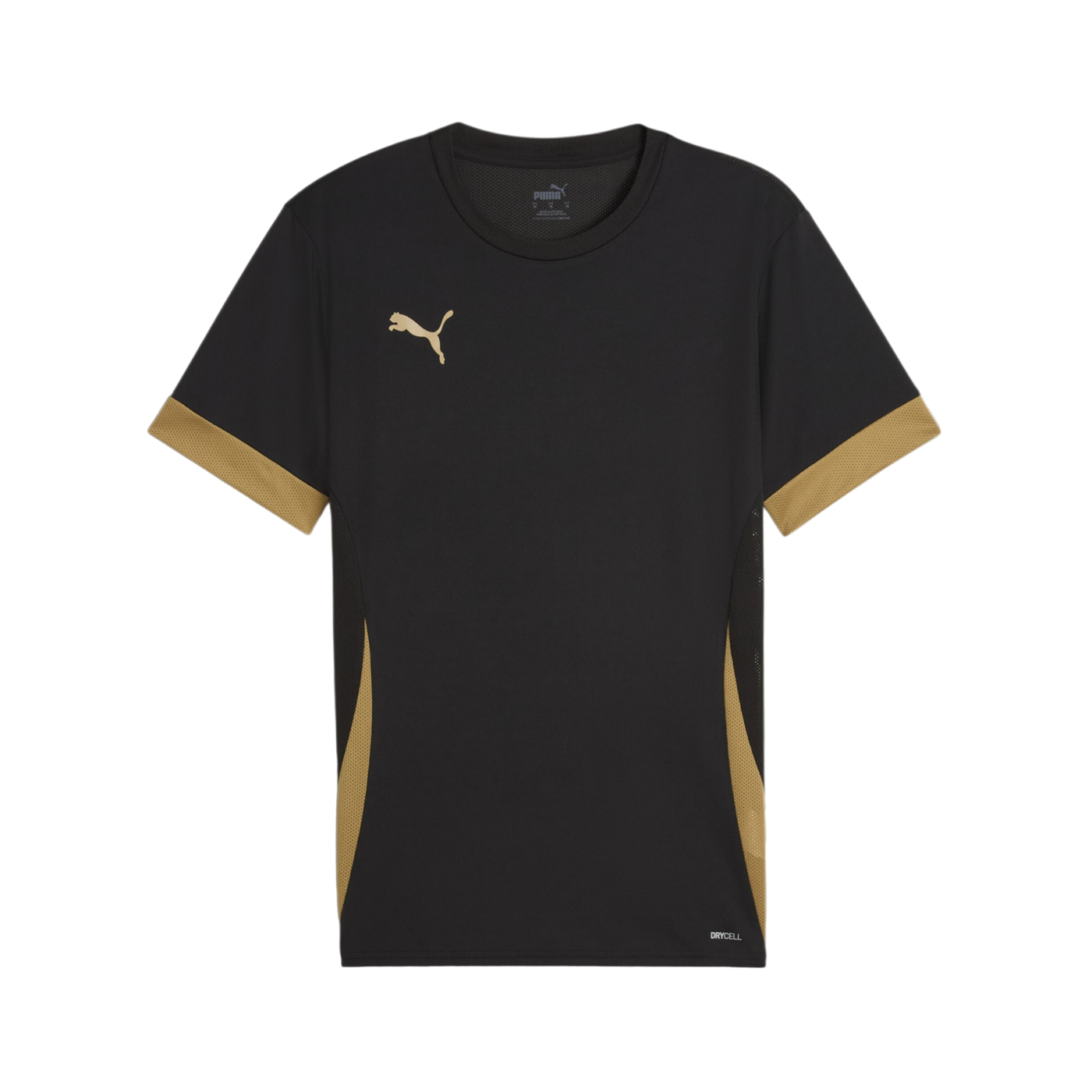 PUMA teamGOAL Matchday Trikot Kids Schwarz Gold F28