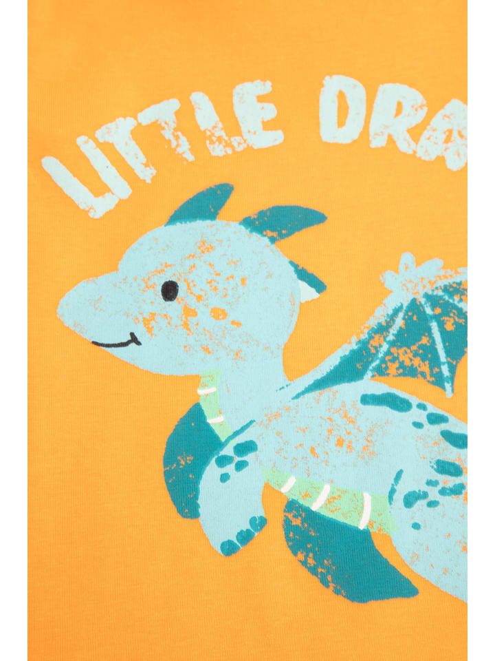 Coccodrillo T-Shirt mit kurzen Ärmeln in orange günstig kaufen
