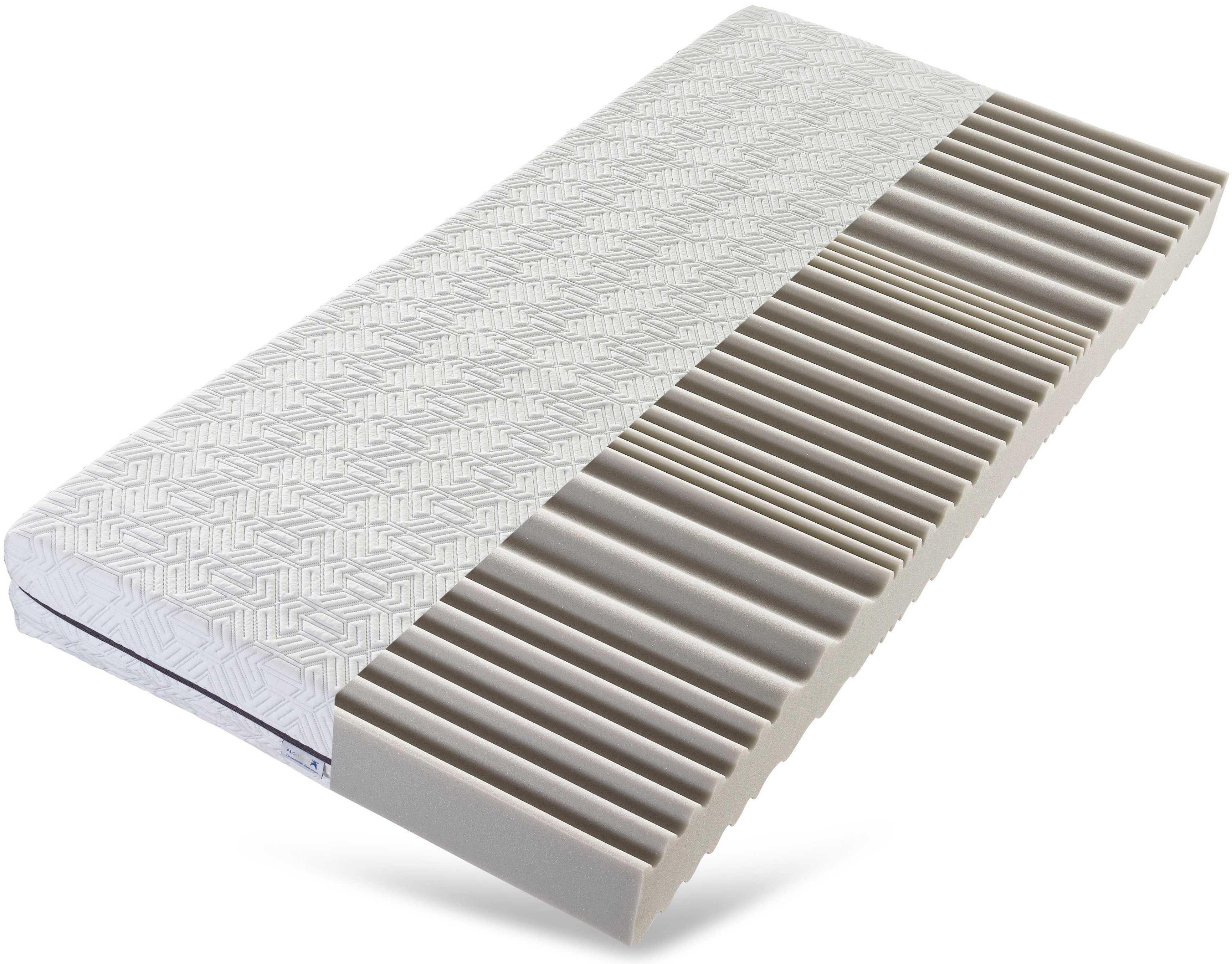 Komfortschaummatratze Mellbystrand, 7 Zonen Wendematratze mit hochwertigem waschbarem Bezug, Älgdröm, 18 cm hoch, ergonomische Matratze in 90x200 cm, 140x200 cm und weiteren Größen