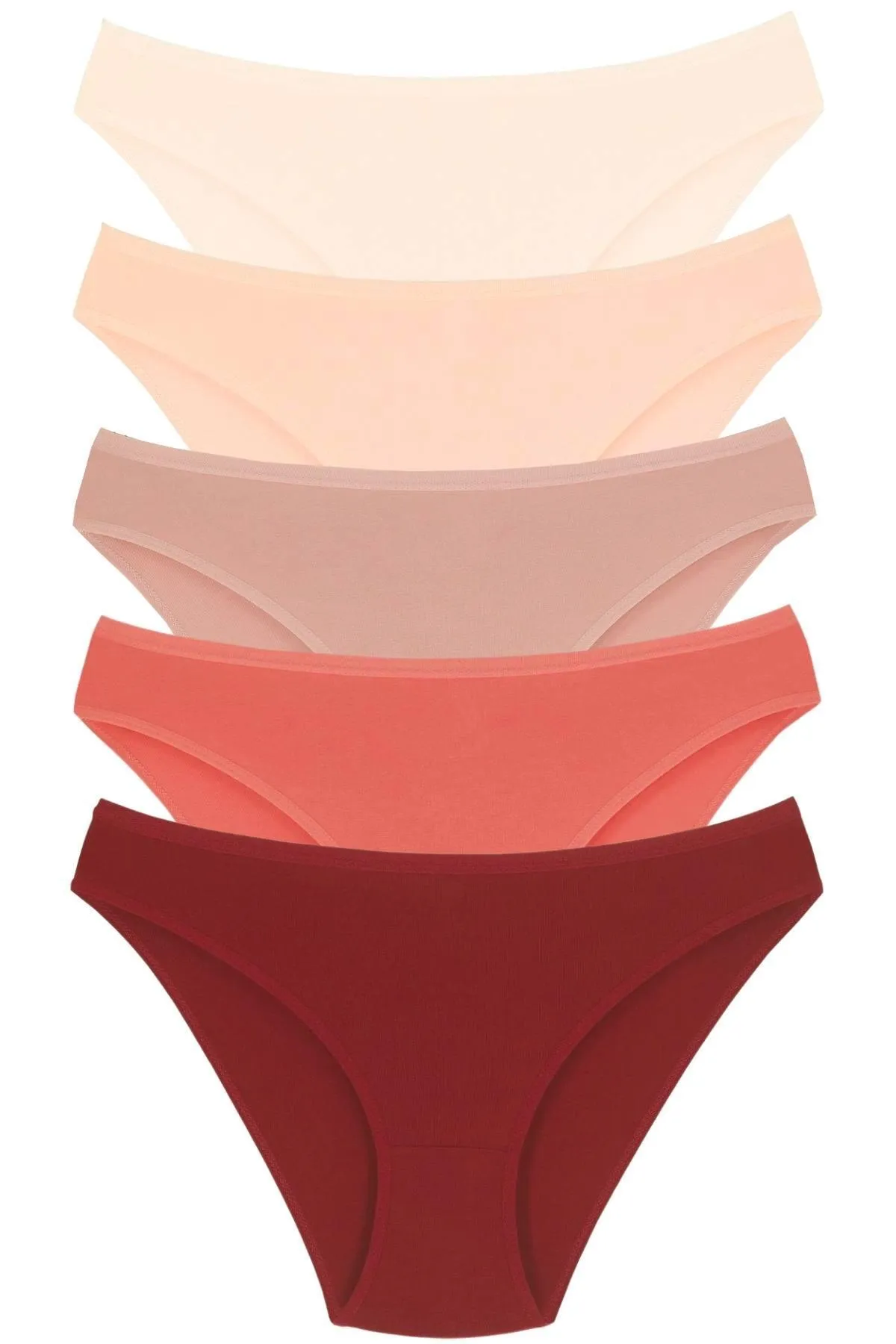 Newlilla  1001 Damen 5-teiliges Daily Slip Höschen V18