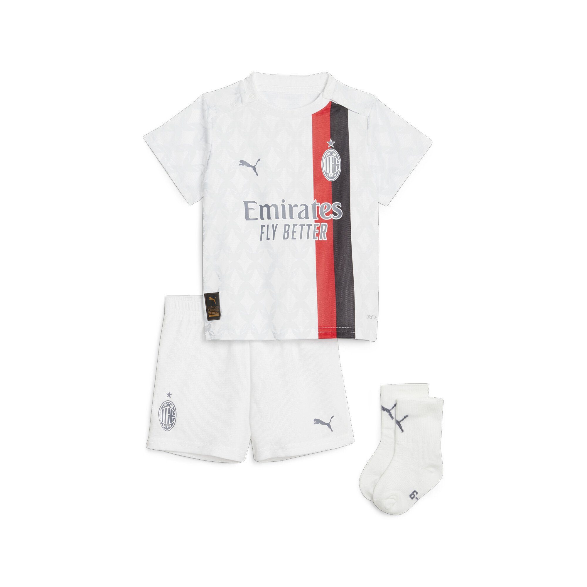 PUMA Trainingsanzug AC Milan 23/24 Auswärtstrikot Klein Kinder