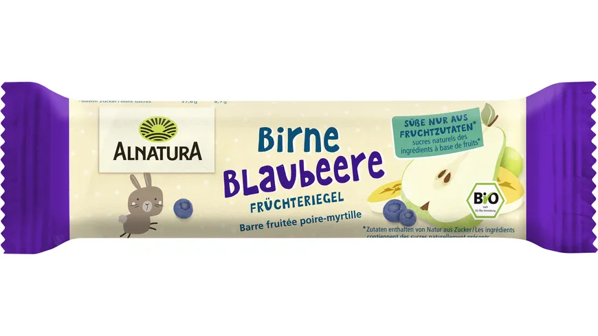 Alnatura Bio Früchteriegel Birne-Blaubeere 23 g