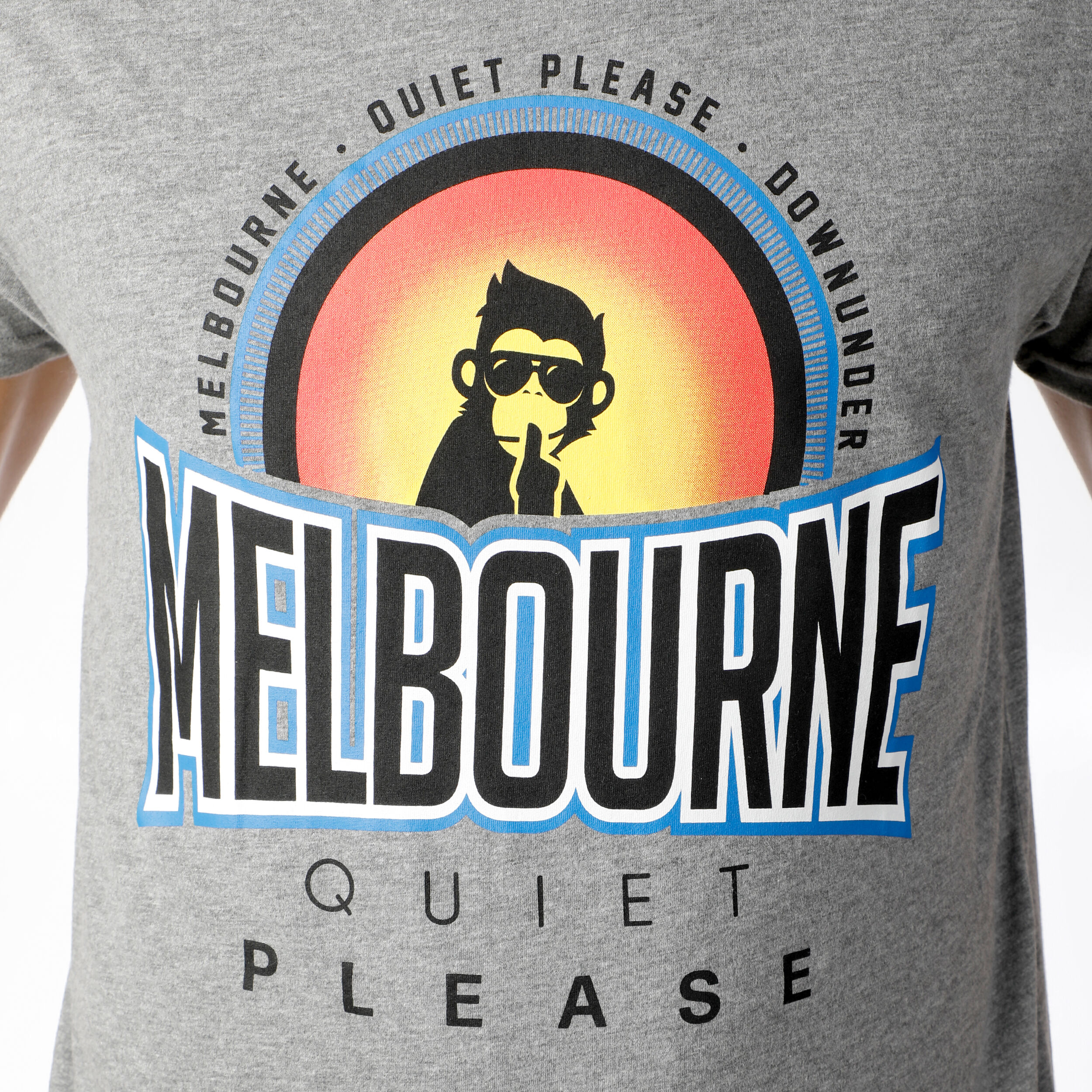 Melbourne Sunrise T-Shirt Herren - Grau, Mehrfarbig