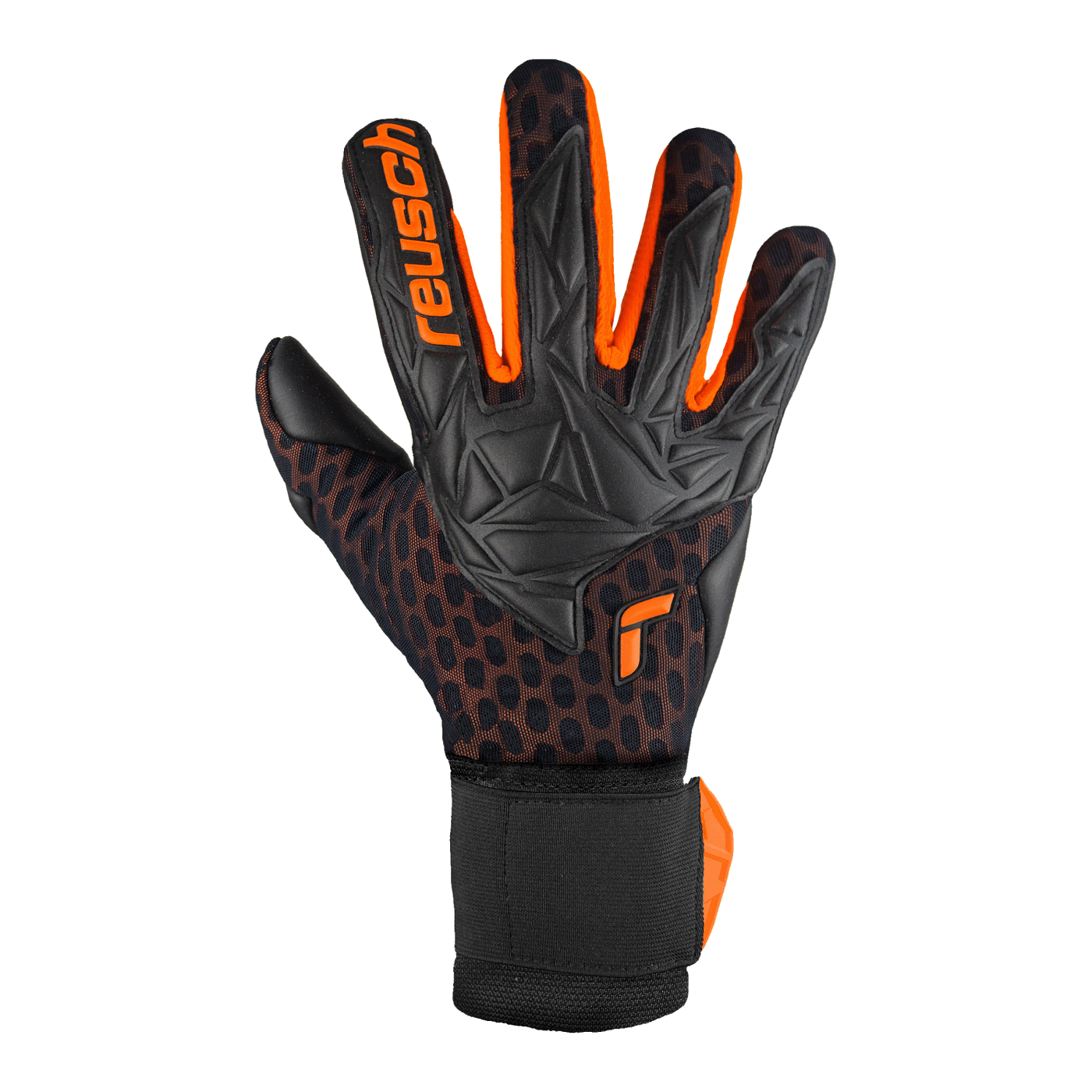 Reusch Attrakt Gold X Airvent TW-Handschuhe Schwarz Orange F7784