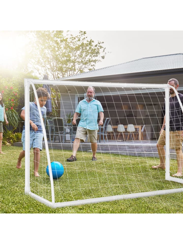 COSTWAY Fußballtor 183x120cm in Weiß günstig kaufen 180 x 120 cm