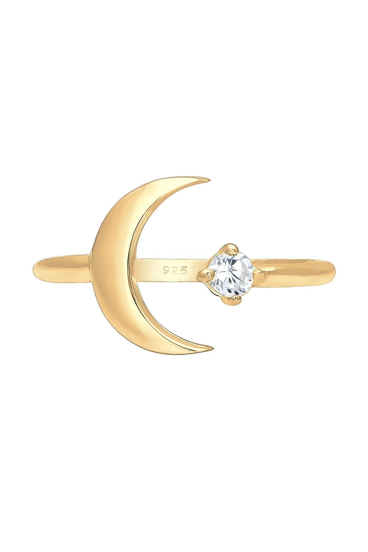 ELLI  Ring - Goldfarben - Zirkon