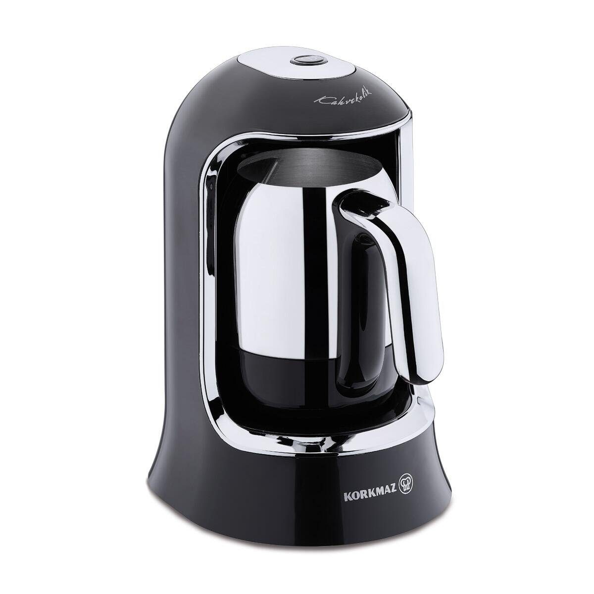 Özberk Espressomaschine Korkmaz Kahvekolik Schwarz, 300l Kaffeekanne