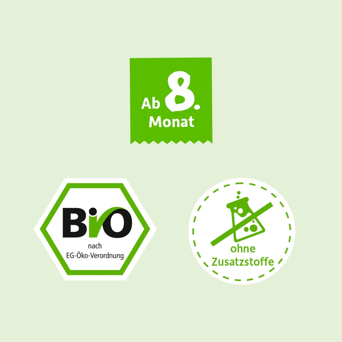 Babysnack Knusper-Schnitte Banane & Kürbis ab dem 8. Monat, 6x14g, 84 g