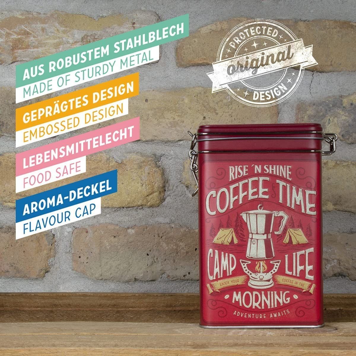 Nostalgic-Art Kaffeedose Aromadose - Outdoor & Activities - Camp Coffee Time