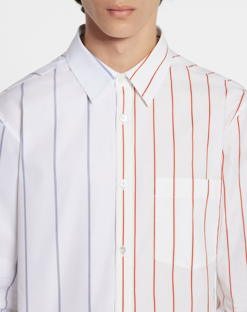 CHEMISE BI GOUT A RAYURES