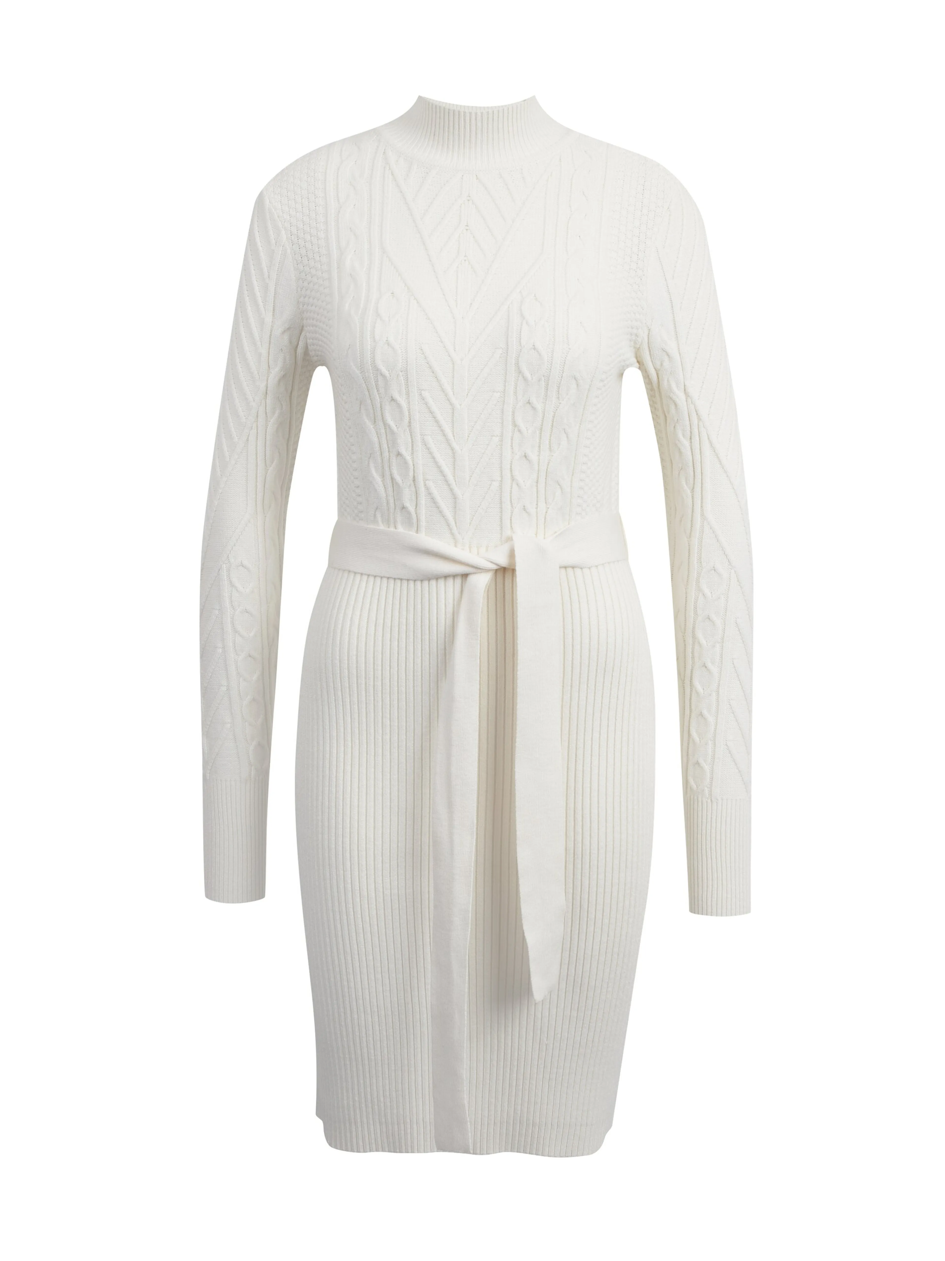 Cremefarbenes Damen-Pullover-Kleid ORSAY