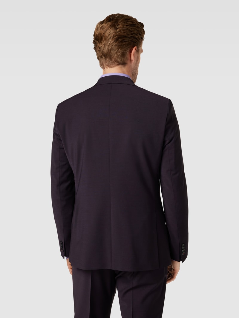 Slim Fit Anzug mit 2-Knopf-Sakko in lila