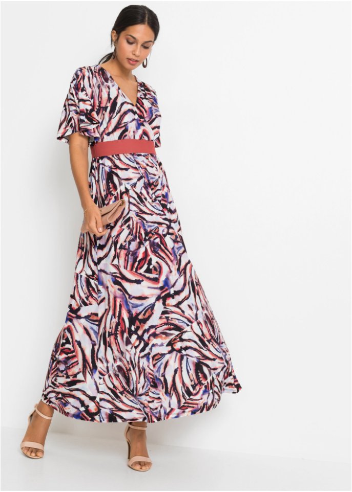 Bedrucktes Maxikleid
