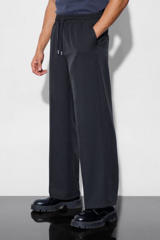 Hose mit weitem Bein und Kordelzug