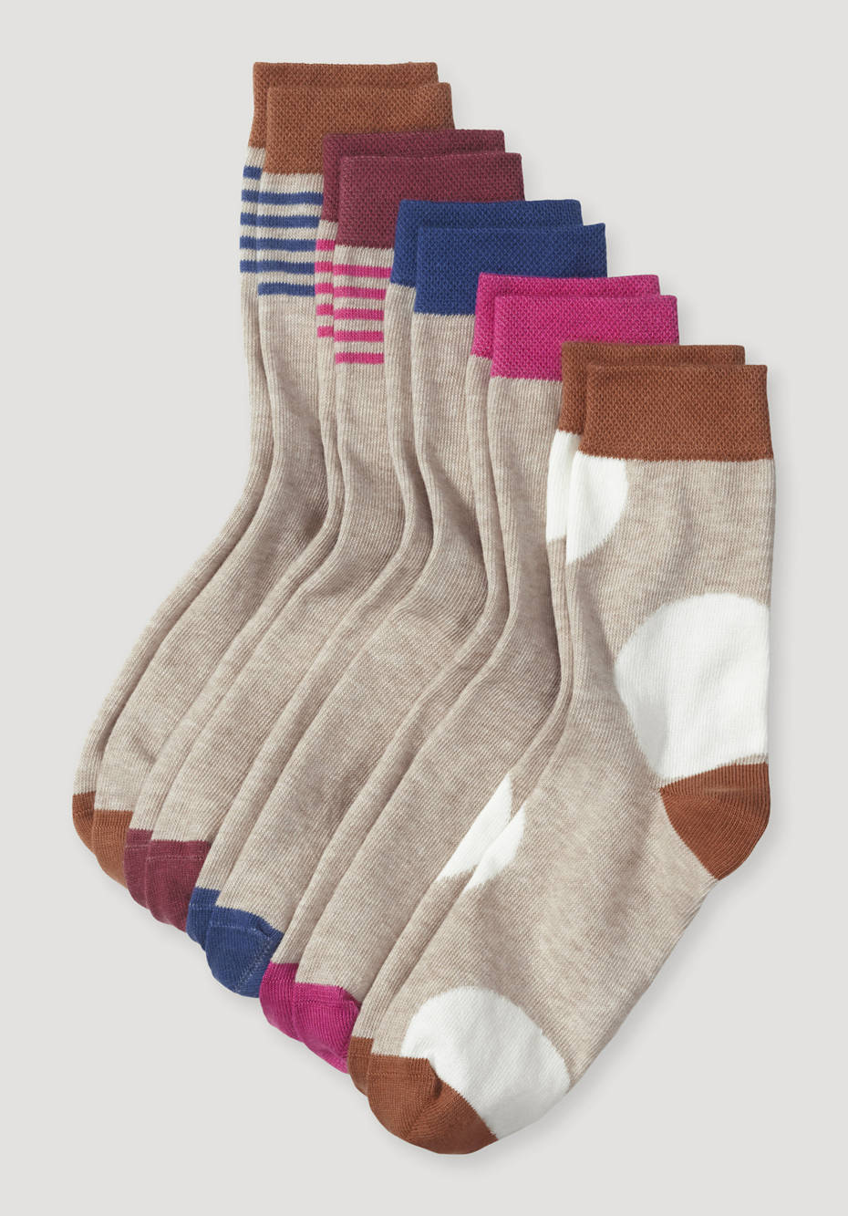 Socken im 5er Set aus Bio-Baumwolle