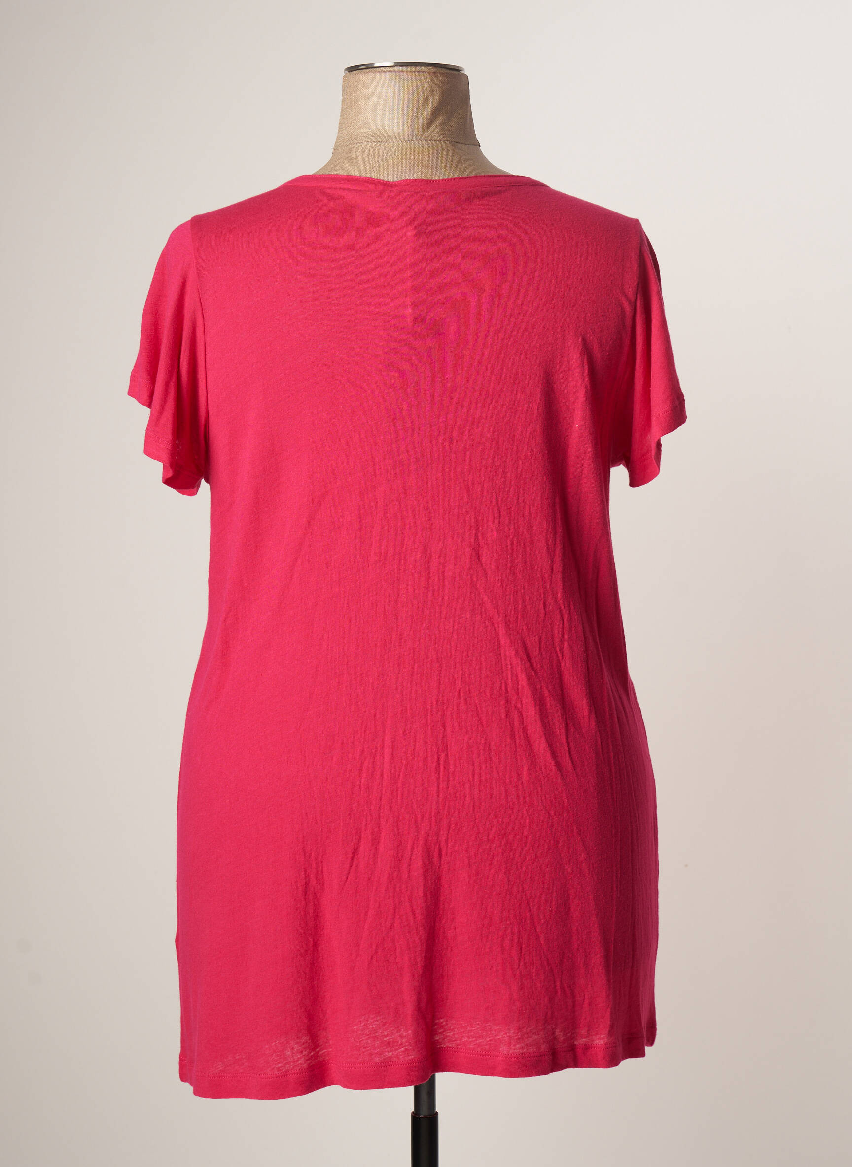 Yesta Tuniquemanchecourte Femme couleur rose