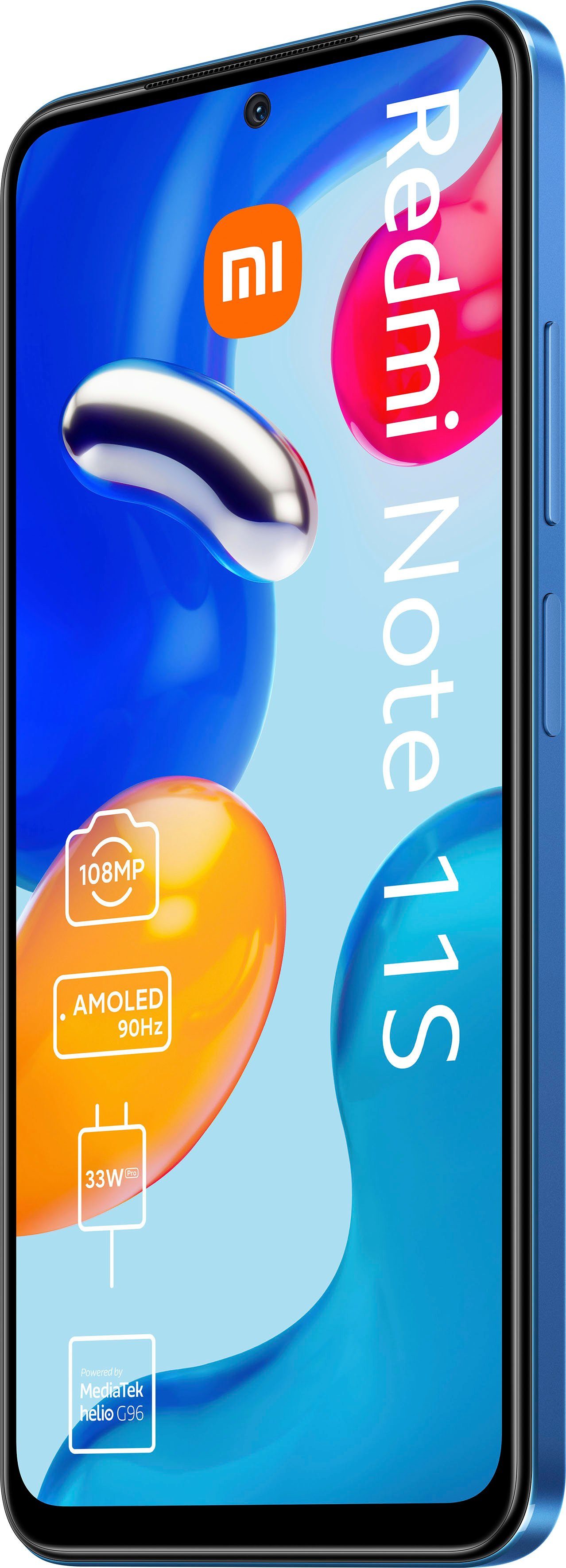 Xiaomi Redmi Note 11S Smartphone (16,33 cm/6,43 Zoll, 64 GB Speicherplatz, 108 MP Kamera)