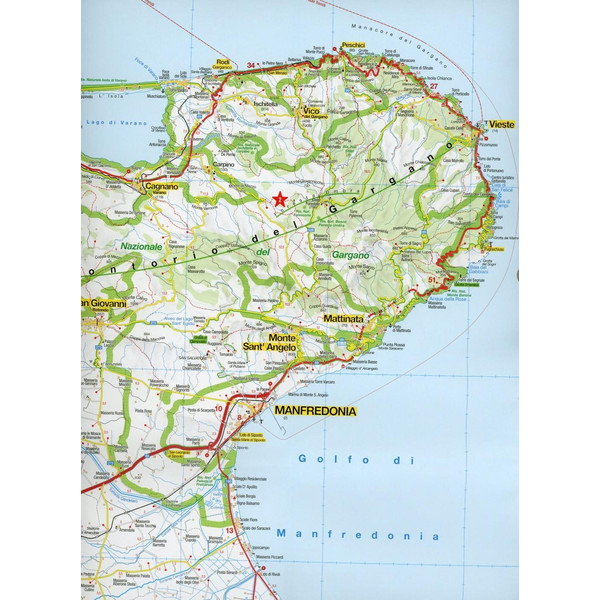 MARCO POLO Karte Italien 11. Apulien 1:200 000 - Straßenkarte