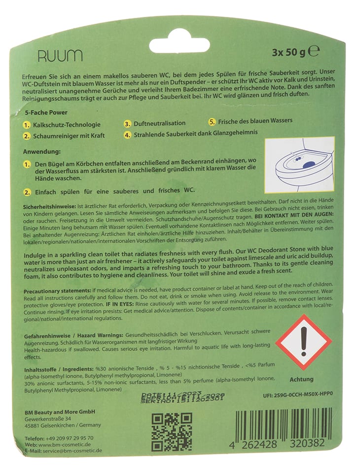 Ruum 6er-Set: WC-Steine 
