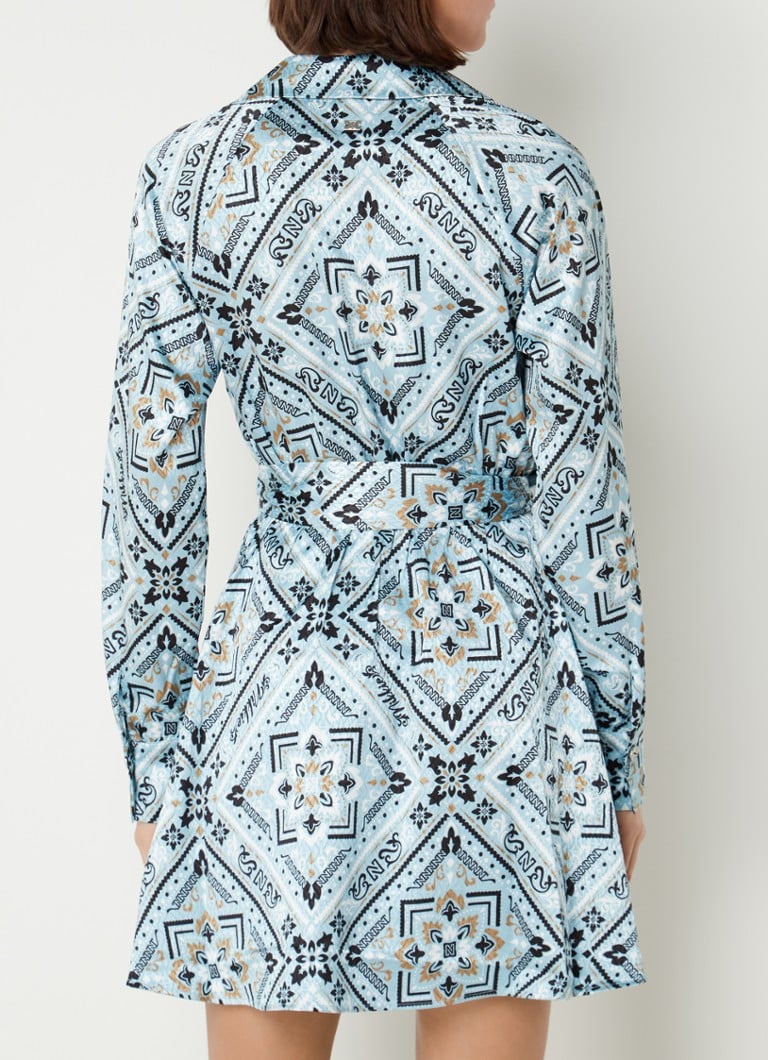 Rochie mini NIKKIE Bangkok din satin caisley