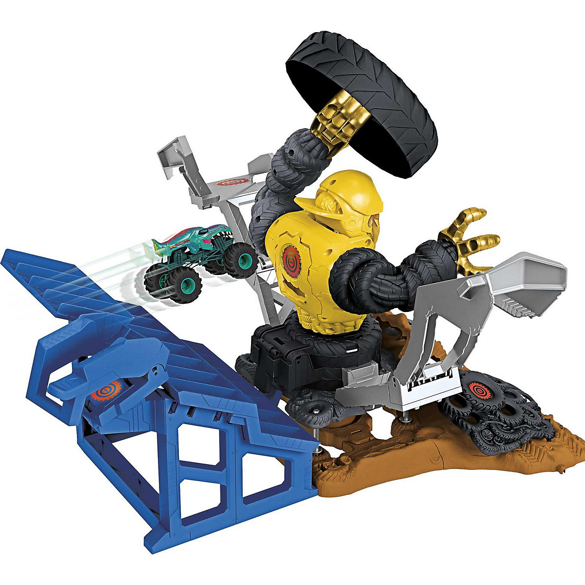 Hot Wheels Monster Trucks MEGA Wrex v. Crushzilla
