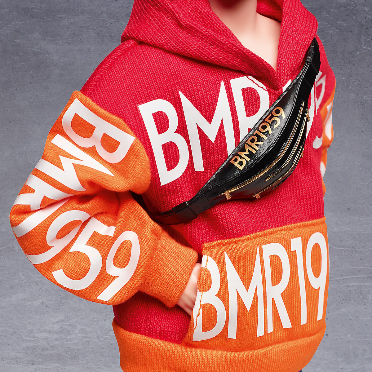 Barbie BMR1959 Puppe (brünett) Streetwear Hoodie, Anziehpuppe, Modepuppe