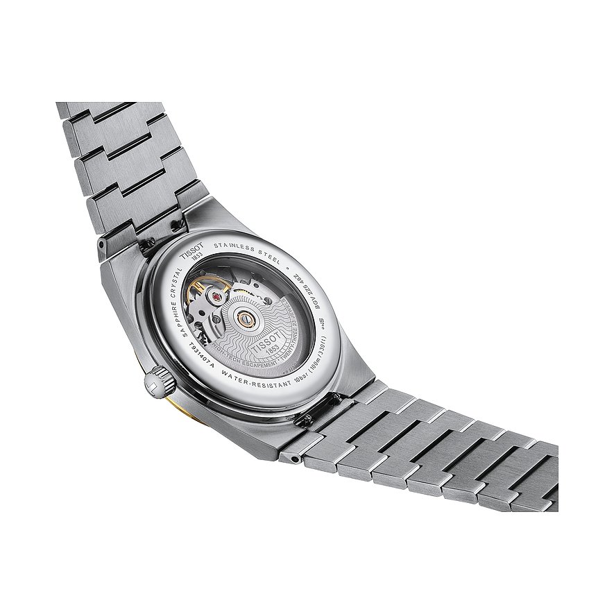 Tissot Herrenuhr PRX Powermatic 80 Stahl & 18K Goldlünette