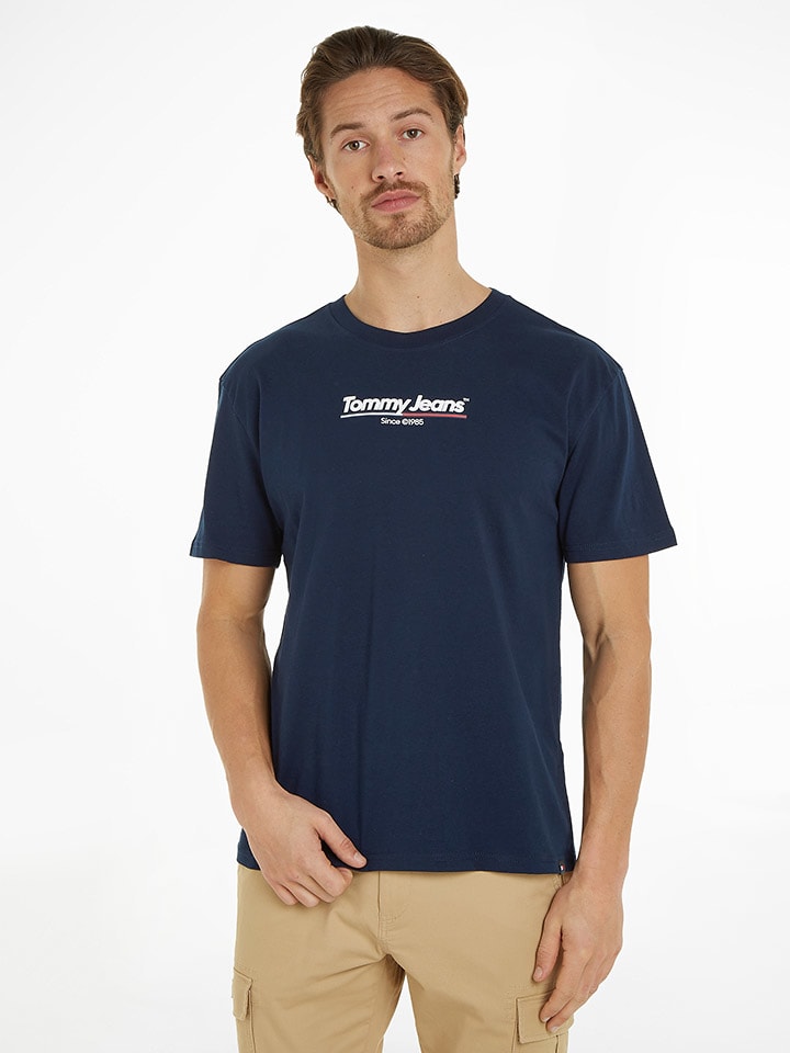 Tommy Hilfiger Shirt in Dunkelblau günstig kaufen